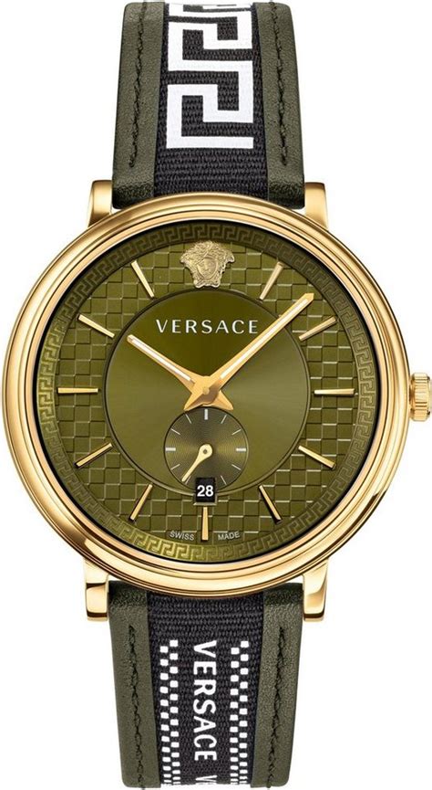 versace schweizer uhr v-circle greca edition vebq01519|Versace V Circle Greca Edition Watch, 42mm .